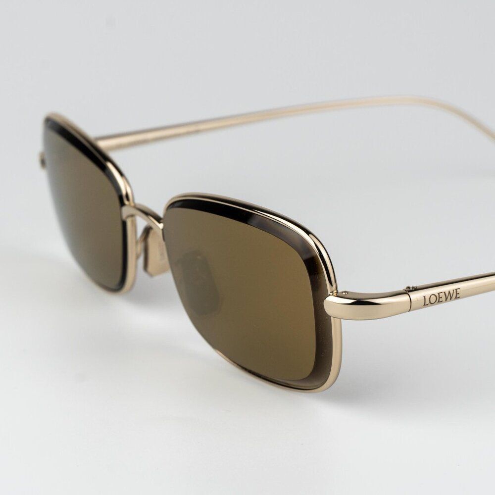 Loewe Gold Frame Brown Lens Sunglasses - Picture 6 of 11